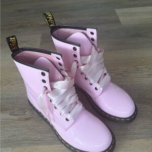 Dr. Martens Light Pink Combat Boots